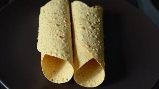 How to roll papad