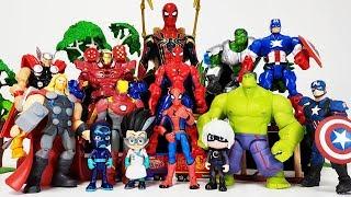Romeo Created The Avengers Clone  Hulk Iron man Thor Captain America Spider Man Toys Play