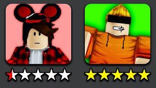 RATING ROBLOX YOUTUBERS GAMES...