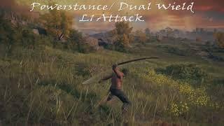 Elden Ring Meteoric Ore Blade Moveset. Power Stance Weapon Skill Gravitas criticals. 4k.