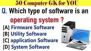 50 Computer GK Questions and Answers  Computer Basic GK General Knowledge   Computer Quiz