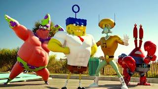 SpongeBob super potenziato VS Pirata Banderas  SpongeBob - Fuori dallacqua  Clip in Italiano