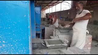 Terrazzo Tile Making Process Bangladesh Using Hydraulic Press Machine