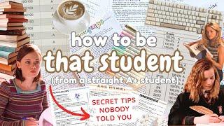 Become a top 1% student  study tips organization hacks and motivation to always get straight As