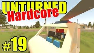 Unturned HARD Mode - Police Helicopter - Ep. 19 Overgrown 3+ Map