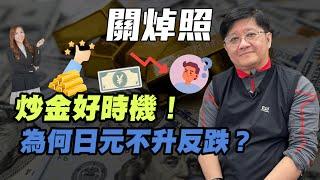 【關焯照】炒金好時機！ 為何日元不升反跌?   #炒金 #金價 #日元 #關焯照 #美國減息 #減息 #Yen #日圓 #美股