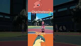 CHARMELEON vs QUILAVA  Fire Starter Pokémon Battle #pokemon