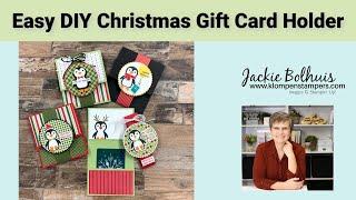 DIY Christmas Gift Card Holder How Can You Make It Easy? Check It Out