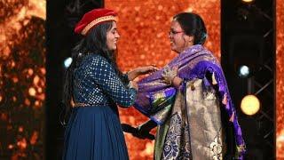 Emotional Song for MAA  Shayalis performance on stage  INDIAN IDOL