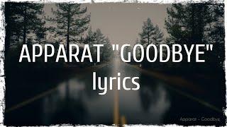 Apparat - Goodbye lyrics
