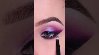 Try this Purple Glam Eye Makeup Look #shorts