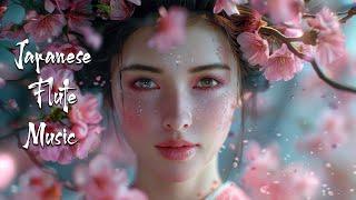 Cherry Blossom - Beautiful Japanese Music - Japanese Flute Music For Meditation Soothing Healing