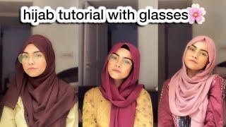 Hijab tutorial with glasses  hijab style with glasses  hijab tutorial  hijab   #youtube