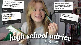 HIGH SCHOOL Q&A coming from a HS Junior - GRWM