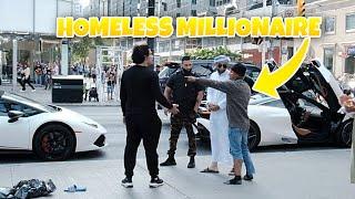 The Homeless Millionaire Prank