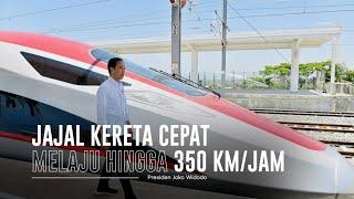 JAJAL KERETA CEPAT  MELAJU HINGGA 350 KMJAM