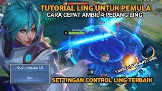 TUTORIAL LING FASTHAND UNTUK PEMULA & SETTINGAN CONTROL LING TERBAIK -MOBILE LEGENDS BANG BANG