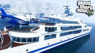 GTA Online SNOW YACHT - $7 Million Pisces = Best Yacht? GTA 5 SnowYacht Gameplay