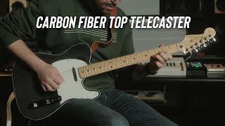 Telecaster Style Guitar Build with a Carbon Fiber Top  with Greta Van Fleet sound test