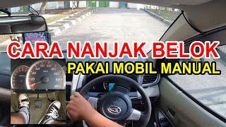 BELAJAR NANJAK BELOK SIMPANGAN MENGGUNAKAN MOBIL MANUAL