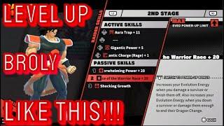 RAIDER BROLY SKILL POINT BREAKDOWN Dragon Ball The Breakers - Raider Broly Level Guide