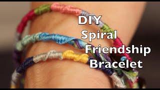 DIY Friendship Bracelet  Easy Spiral Tutorial