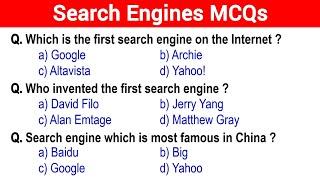 Search Engine MCQs  For All Competitive Exams