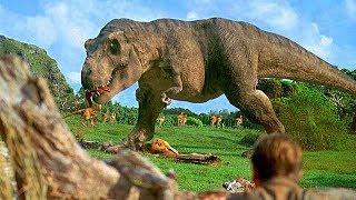 T-Rex Ambush Scene - Jurassic Park 1993 Movie Clip HD