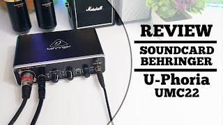 Review Audio InterfaceSoundcard BEHRINGER UPHORIA UMC22