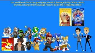 Lou and Raven force the good guys to watch Sausage Party