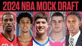 2024 NBA Mock Draft Post-Combine 2 Rounds & All 58 Picks