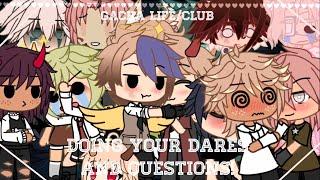 Doing your dares and questions • 7 mini movies included • gacha lifeclub • 13+