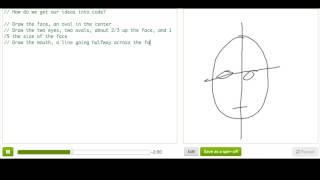 Planning with pseudo-code  Intro to JS Drawing & Animation  Computer Programming  Khan Academy