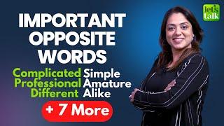 Important Opposite Words In English  Antonyms #shorts Increase English Vocabulary  Learn English