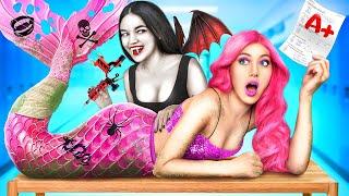Rich Vampire Vs Broke Mermaid at Vampire School My New Crush is a Vampire