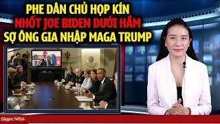 Phe dân chủ HỌP KÍN nhốt Joe Biden dưới tầng hầm sợ ông gia nhập MAGA giúp TT Trump đánh bại Kamala