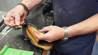 De Niro Leather Horse Riding Boots Zip Repair