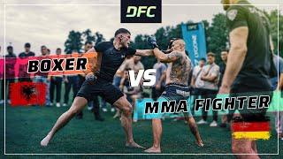 German PITBULL vs. Albanian BOXER  MMA-Fight  DFC