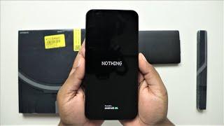 Nothing Phone 1 8GB RAM + 128GB ROM Black variant Unboxing
