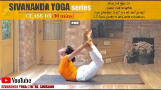 Sivananda Yoga 30 min series - Class 1