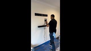 Samsung 4k TV and Sonos sound bar Professional Install done by Wil Vitela Home Tech Expert