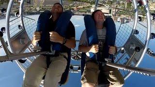 Sling Shot Reverse Bungee - Elitch Gardens Denver HD