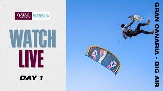 Day 1 Livestream  Qatar Airways GKA Kite Big Air World Championships Gran Canaria 2024