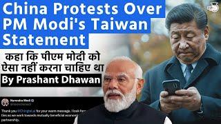 PM Modi Should Not Have Said This Says China  China Officially Protests Over PM Modis Taiwan Tweet