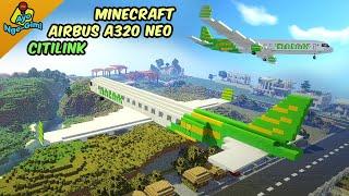 Minecraft  Membangun Pesawat Airbus A320 Neo Livery Citilink  Little Tiles Mod