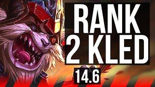 KLED vs NASUS TOP  Rank 2 Kled 65% winrate Legendary 923  KR Challenger  14.6