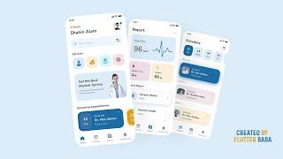 flutter Medical App Ui   Speed Code  app development for beginners #flutter