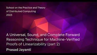 Prasad Jayanti Technique for Machine-Verified Proofs of Linearizability Part 2