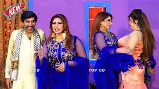 Sajan Abbas and Mahnoor  With Tahir Noshad  New Stage Drama Dag Mag Dolay Comedy Clip 2024