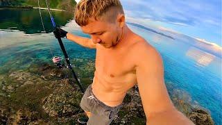 Amazing Solo Fishing An Uninhabited Island